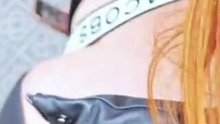 Blonde babe sucks cock🌭 in public, goes down on dude, face-fucks his knob