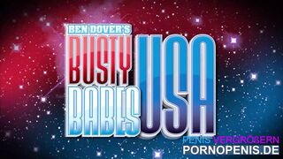 American hotties gangbang British studs in an extra-class high-end group bang