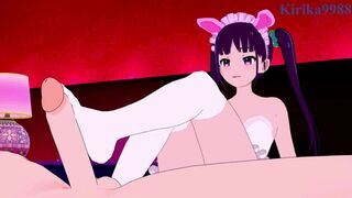 Yumechi & I Engage In激烈 Hotel Intercourse - Akiba Maid War Hentai