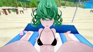 Tatsumaki and I pleasures each other by the seaside - One-Punch Man Hentai