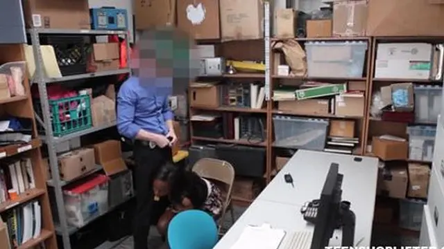 Black Teen Shoplifter With Big Natural Boobs Fucked By White Officer (Daya Knight)