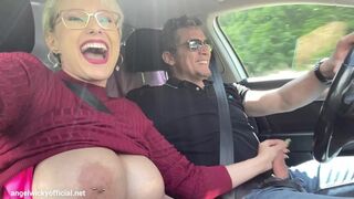 Angel Wicky's Unexpected Car Sex