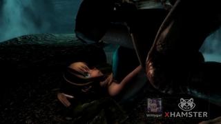 Deepthroat, Anal👌 Fisting, Squirting Orgasms Unleashed in Forbidden Japanese Dungeon Adventure