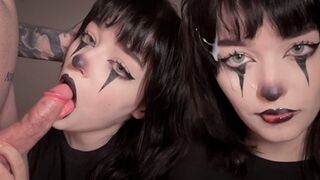 My Gothic step sister is Obsessed with Blowjobs
