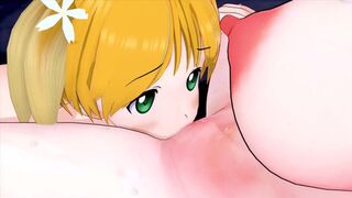 LESBIAN SAKURA TRICK YUU SONODA X HARUKA TAKAYAMA (3D HENTAI)