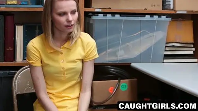 Catarina Petrov stripped and nailed hard by officer