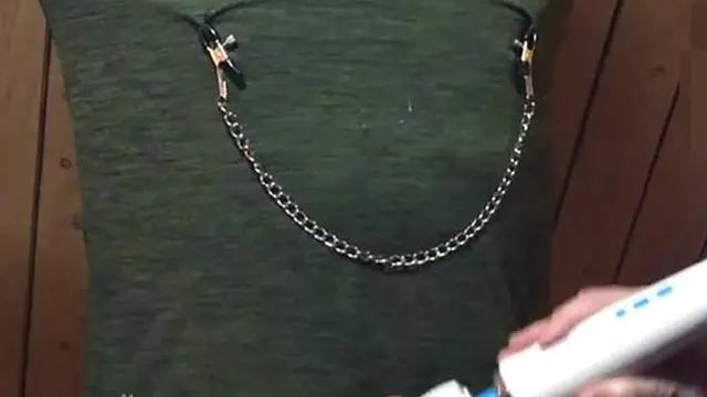 Femdom Mistress tied her Sub and gives him Rough Handjob with 2 Ruined Orgasms