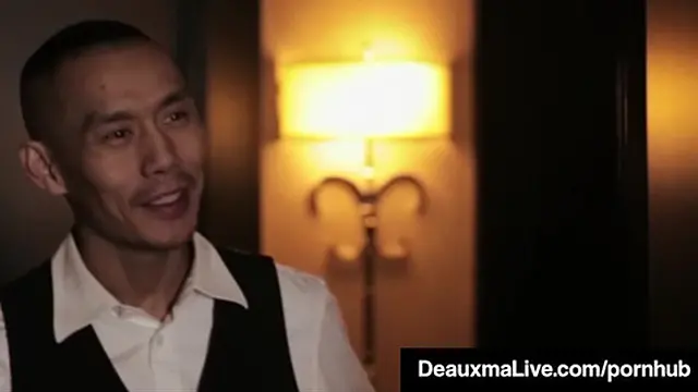 Busty Texan Cougar Deauxma Seducing Hotel Room Service Guy