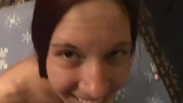 Dick eating POV slut gets pussy pummelled