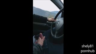 in Dad's car, I have to give Mommy's friend a ride ... that whore