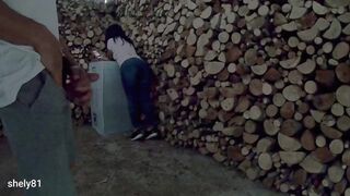 i masturbate while i catch a sexy lady watching porn, and she sees me cum