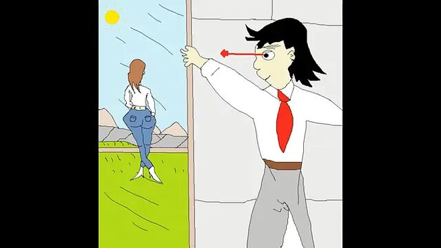 Office Worker's huge Cock Solo Masturbation Session