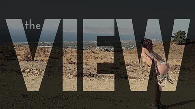 amateur voyeurs hike naked & get a blowjob with huge cumshot - little arden