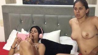my stepsister masturbates in front of me.