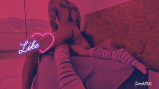 OH MEU DEUS! Incrível ORGASMO ANAL E PORRA NOS PÉS! GARGANTA PROFUNDA! - Sexdoll520