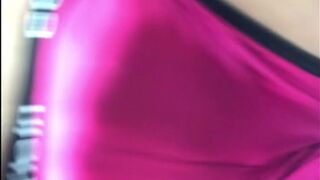 HORNY GIRL MASTURBATES IN HER BOYFRIEND'S CAR