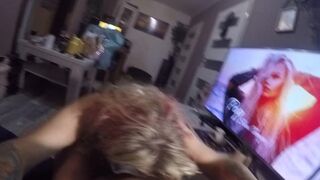 I pull my husband to orgasm to the rhythm of calm music, honey, it excites me so much