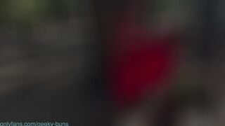 Little Red savaged by the Big Bad Wolf —  sucks his cock and gets a facial