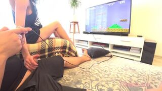 family therapy  Playing a game with hot step sis  —  She win a cumshot 4k (James Deen)