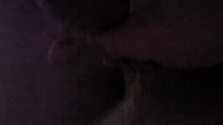 Daddy's jerks off to my videos and cums on my ass