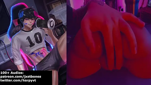 Tattooed Boyfriend finger fucks you to orgasm // NSFW Audio and ASMR // Dirty Talking Verbal Boy