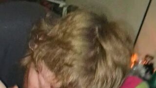 Daddy eating my tight little pussy