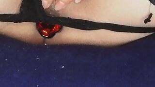 Full Anal Session – Latina plugs herself —  rides —  sucks and gets fucked deep till cumshot