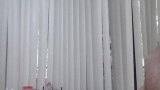 Hand job with cum shot smoking