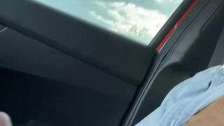 Sexy Guy Had To Pull Over And Masturbating Hard????????????