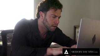 House Wife Seduced by Creepy Hubby's Voyeur Perving