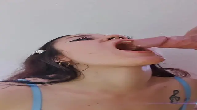 Cute Latina babe sucks and swallows cock in compilation