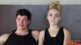 Blonde virgin's tight anus ravaged by big fraternity dick🌭 at sleazy college orgy