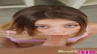 Tiny tit tease tempts taboo stepbro till he gets torched