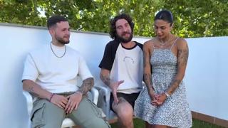 Blonde bombshell Valeria Del Rio dominates two sloppy studs in XXX ménage à trois