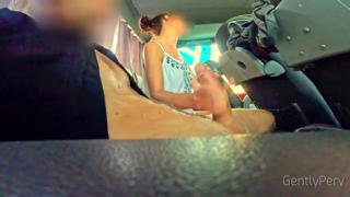 Dirty Public Ride: I reveal my mighty phallus to a sultry seductress, she's powerless against my lust