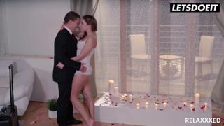 Blond beauty Ally Breelsen gets mercilessly nailed on V-Day by a lusty lover