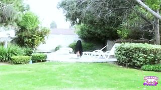 Young bimbo's tight slit ravaged by a thick dude's relentless pounding