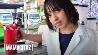 Matilde Ramos gets thoroughly penetrated by gigantic phallus - Mature Latinas