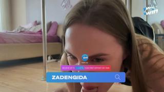 My boyfriend got a pole-axed boner and I swallowed cum while giving him head