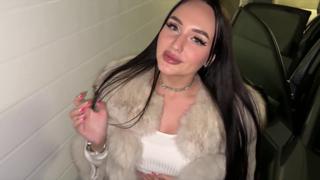 Public humiliation for a sloppy bottom and throat-ripping cock🍆