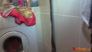 Stacy Snake's bathroom BJ leaves her cuming uncontrollably as I ravage her