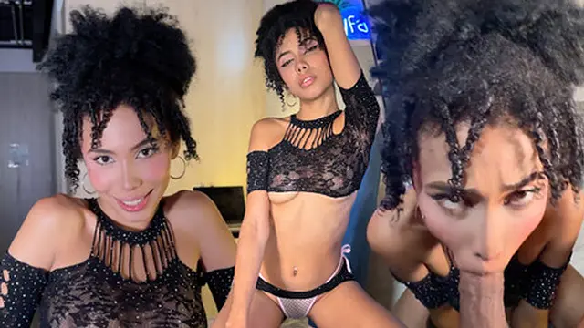 New model loves my cock🍆 &mdash;  intense blowjob and deep throat action