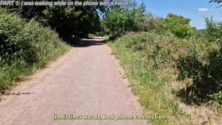 I get wet for old cock🌭, getting destroyed by brute at park - dirty subtitles