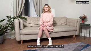 Unleashing Lily's Soiled Blossom with Rough Manhandling Sofa Seduction