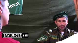 Felix Harris and Bautista Nores surrender to Commander Nick Davies' intense cock🌭